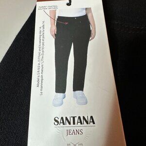 Women's Santana Tummy Control Black Jeans Size 18 NWT